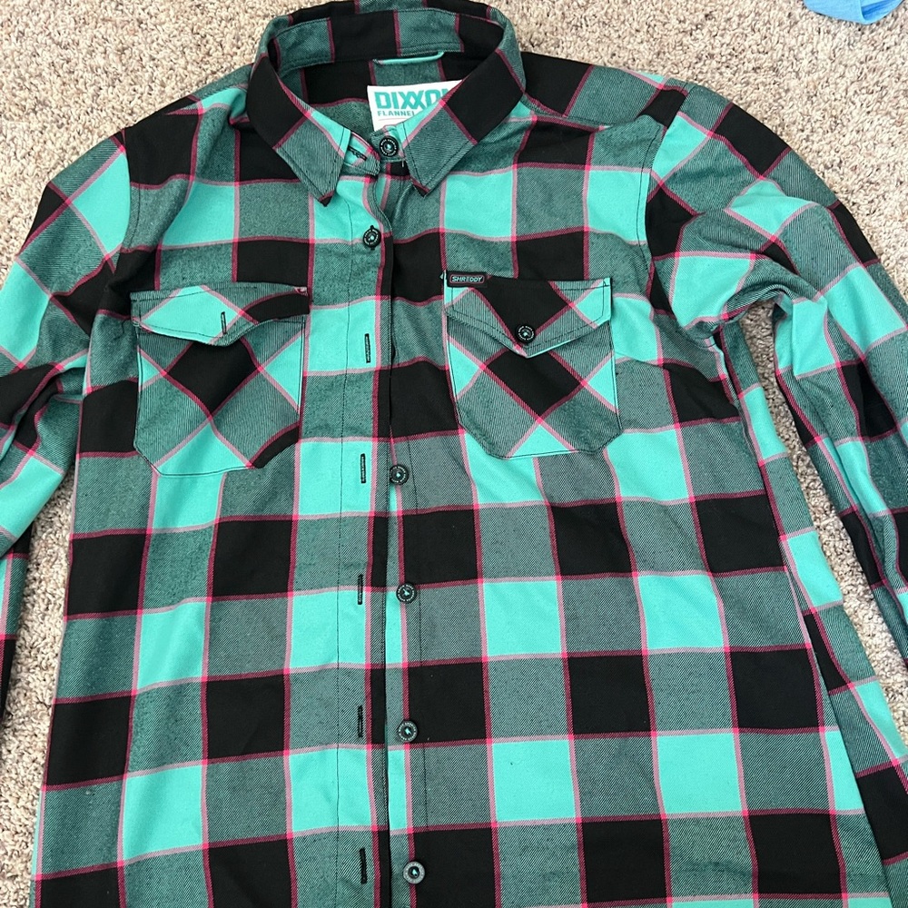Shreddy x Dixon Flannel - large - worn 2 times